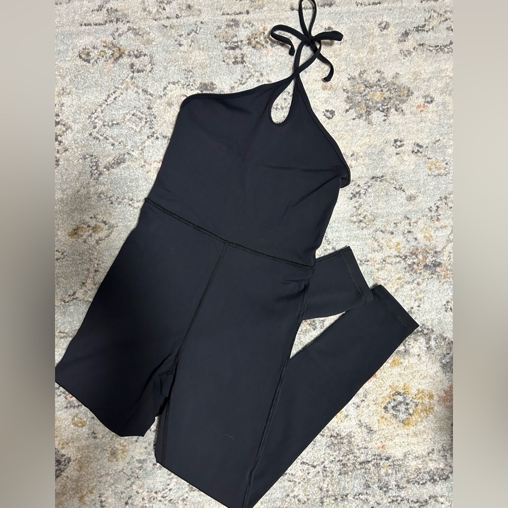 Wilfred Free Black Halter Jumpsuit